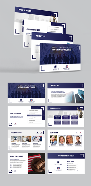 PowerPoint Design by vcreatived for Toppins Law Firm PC | Design: #33099267
