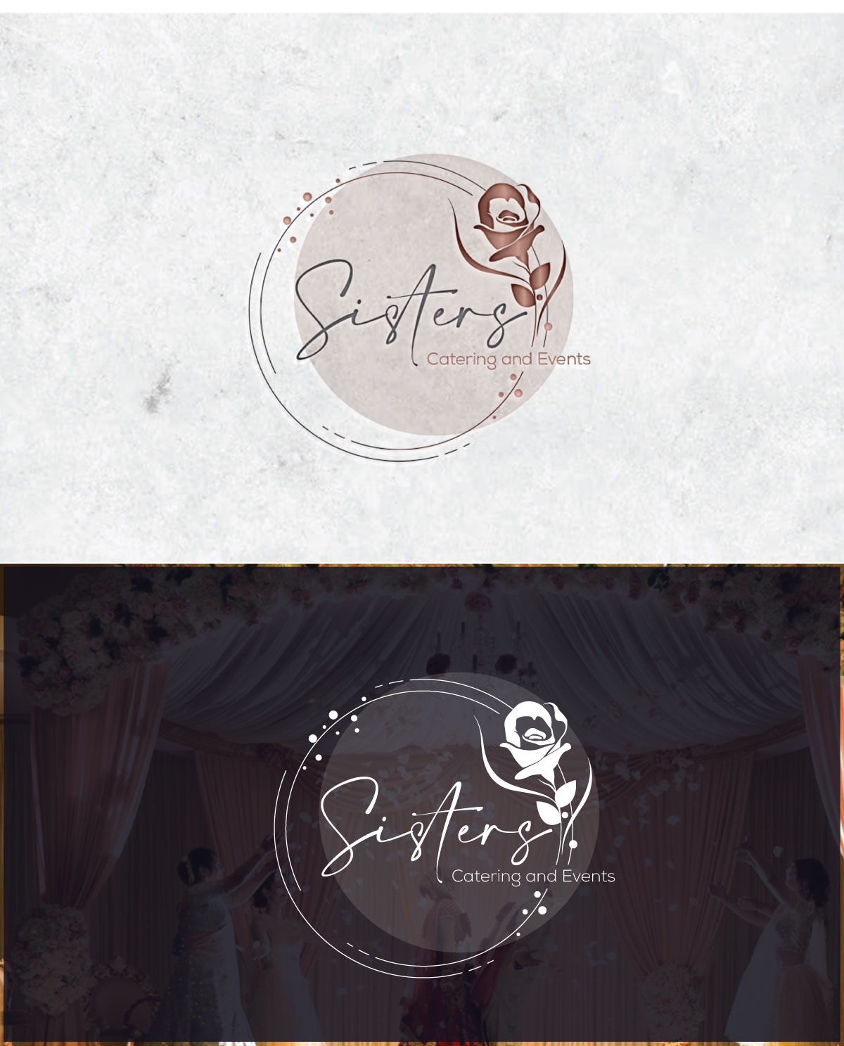 Logo Design by Om Namah Shivay for Sisters Catering and Events | Design #33115580
