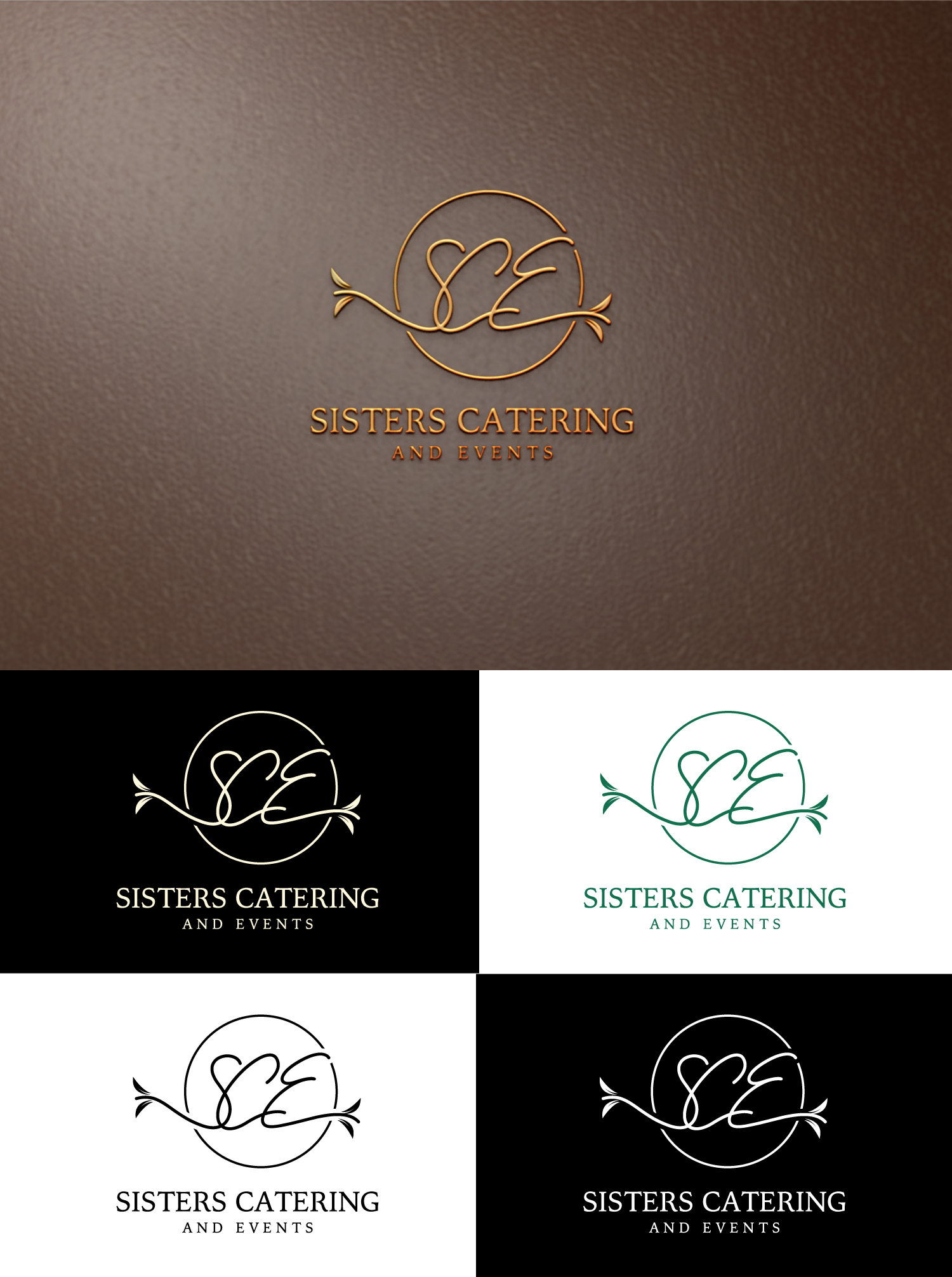 Logo Design by StromDesignHub for Sisters Catering and Events | Design #33116756