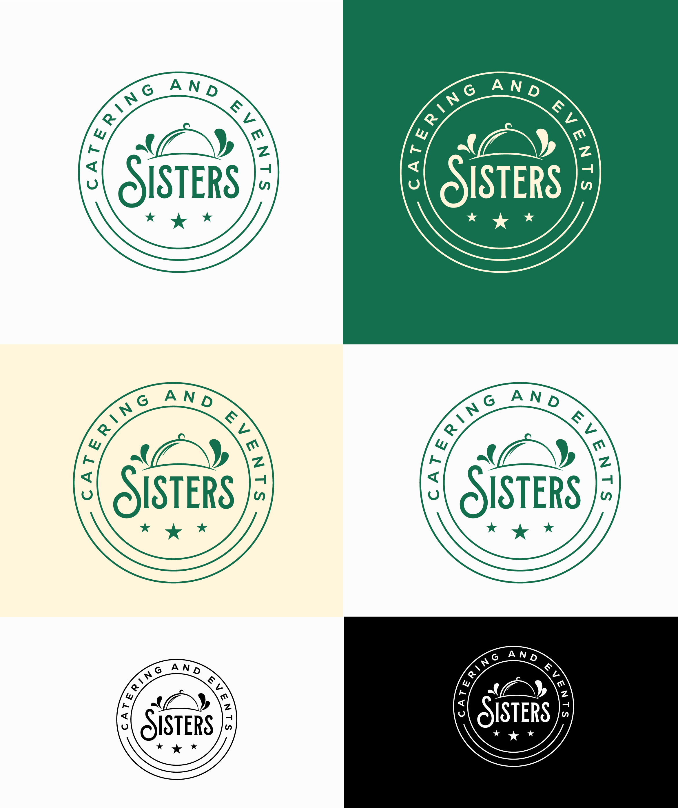 Logo Design by nicolaz for Sisters Catering and Events | Design #33151059