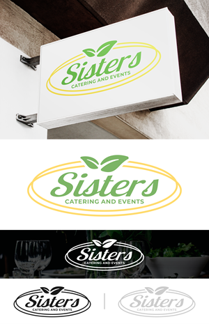 Logo Design by Aezakmi for Sisters Catering and Events | Design: #33139516