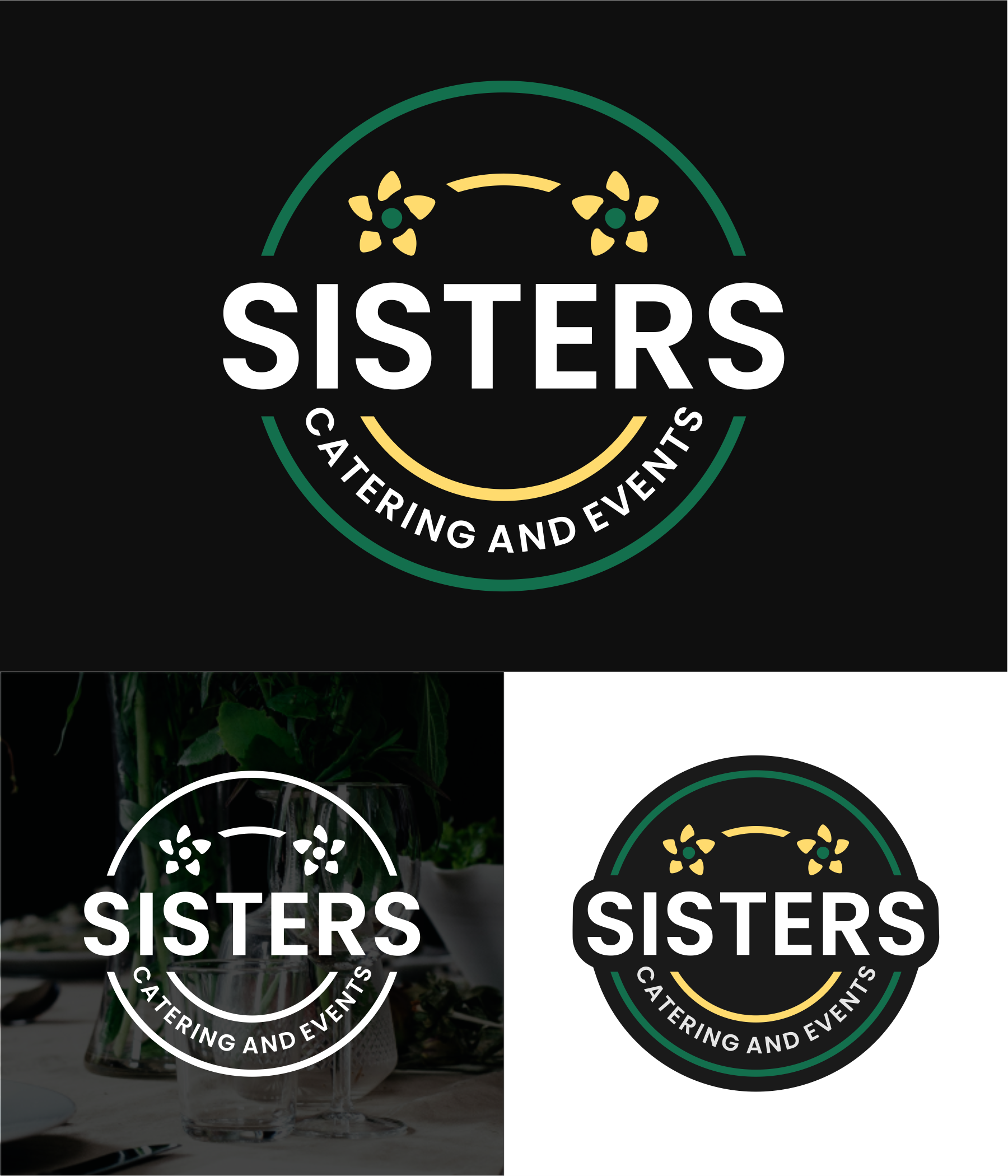 Logo Design by Aezakmi for Sisters Catering and Events | Design #33151324