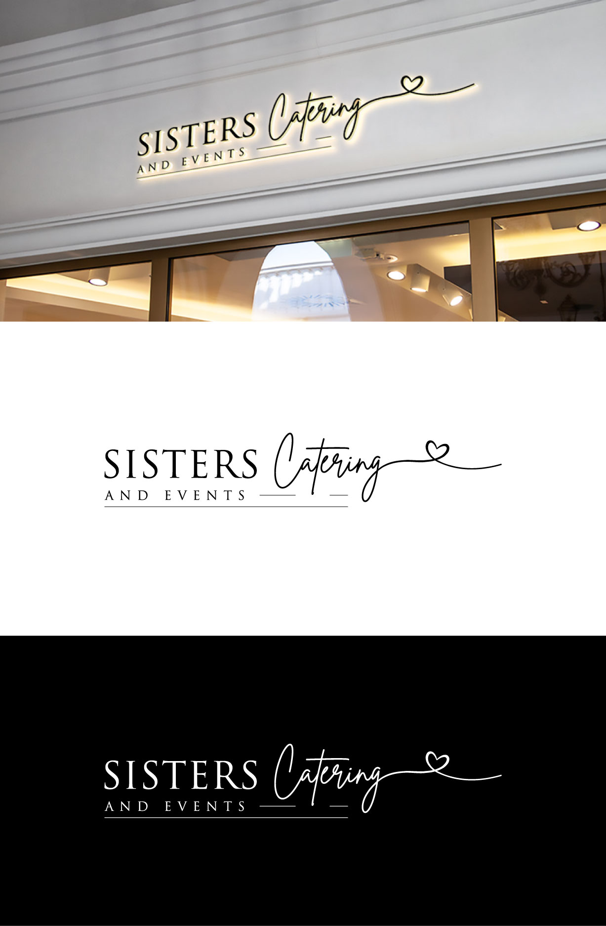 Logo Design by Ben Affleck for Sisters Catering and Events | Design #33110509