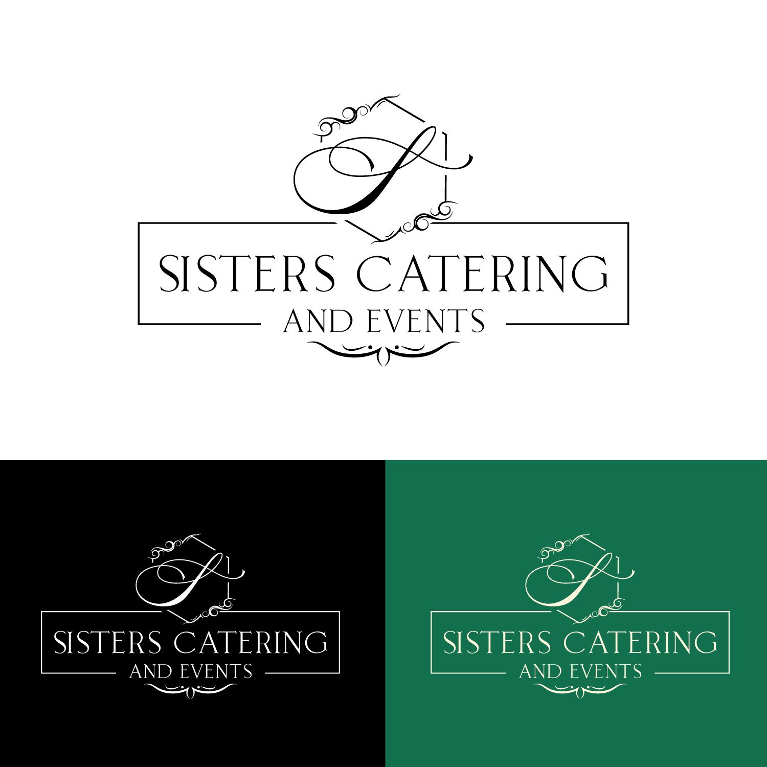 Logo Design by greatlikelogo for Sisters Catering and Events | Design #33123173