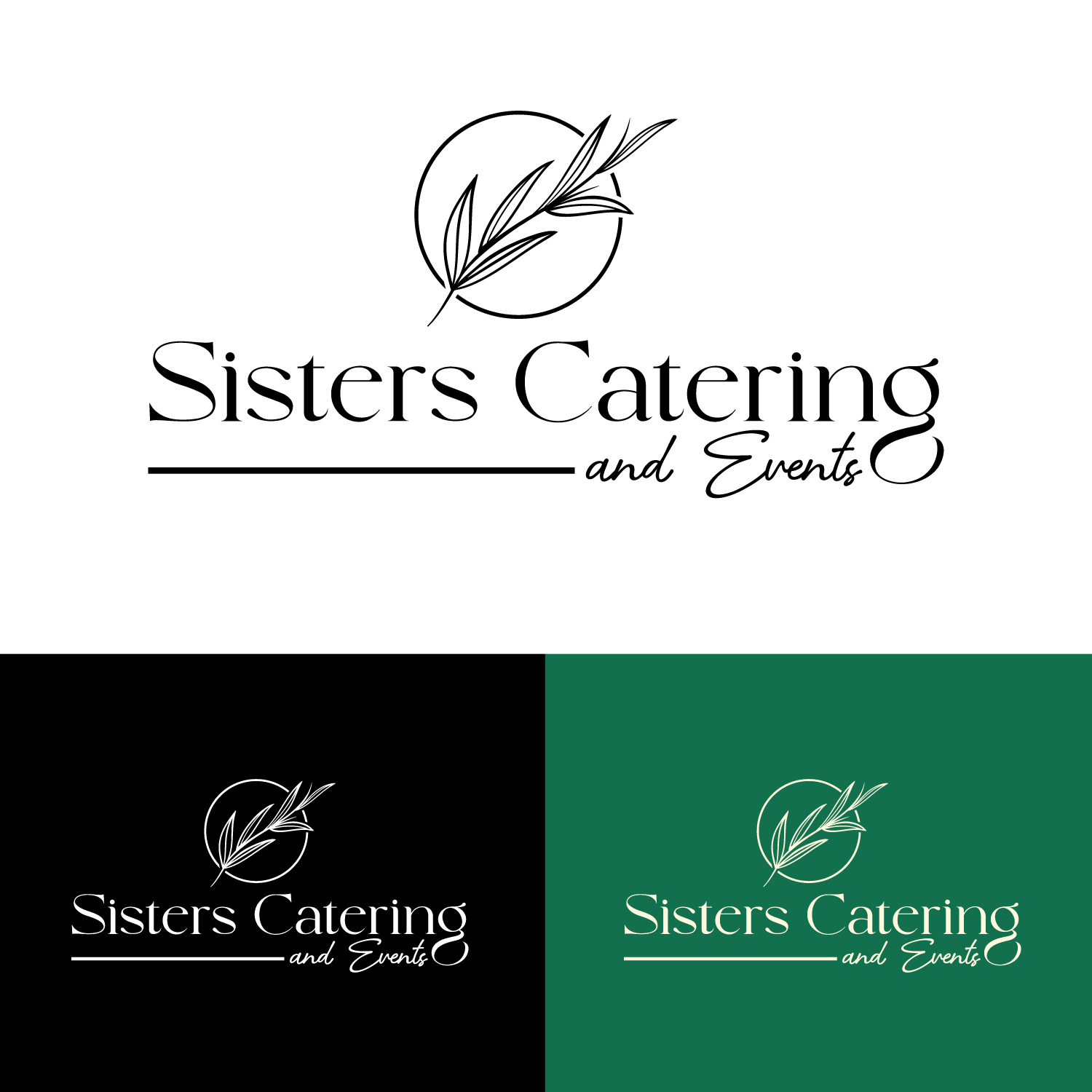 Logo Design by greatlikelogo for Sisters Catering and Events | Design #33123176