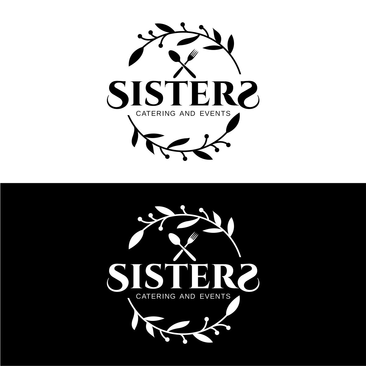 Logo Design by creative.bugs for Sisters Catering and Events | Design #33115486