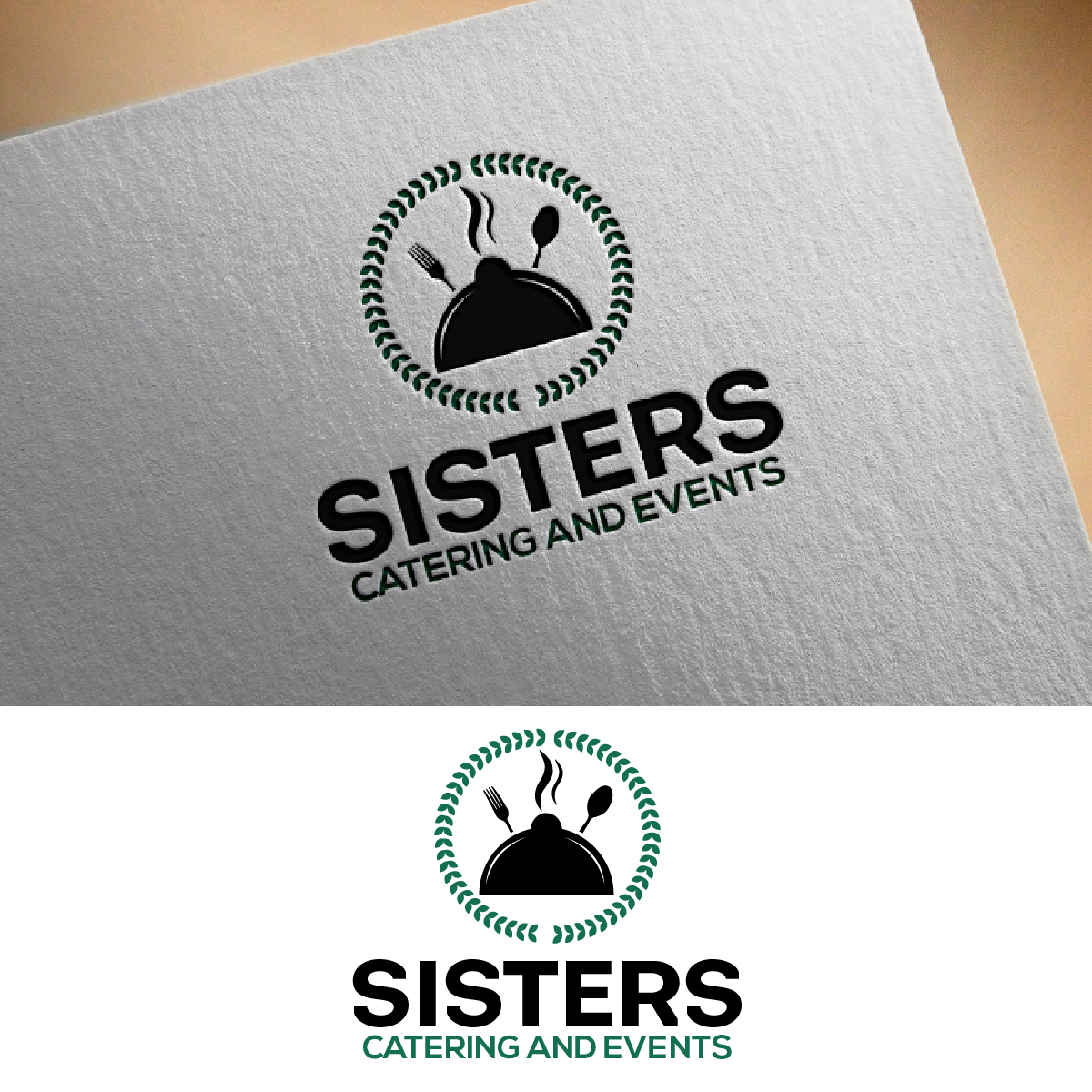 Logo Design by fly  design for Sisters Catering and Events | Design #33115910