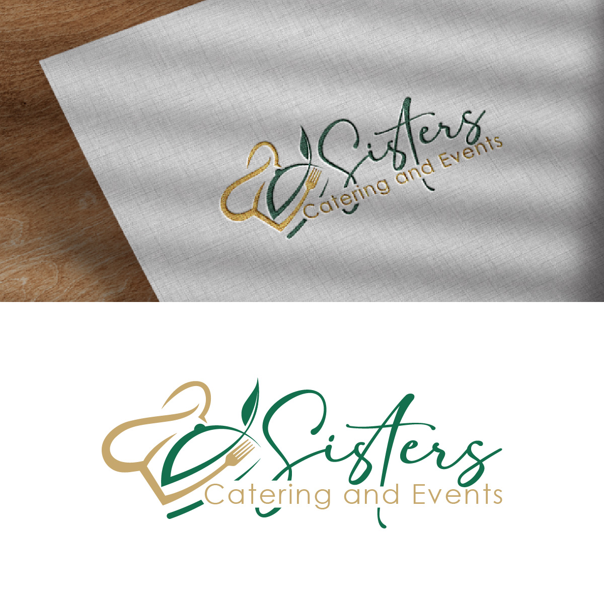 Logo Design by fly  design for Sisters Catering and Events | Design #33123033