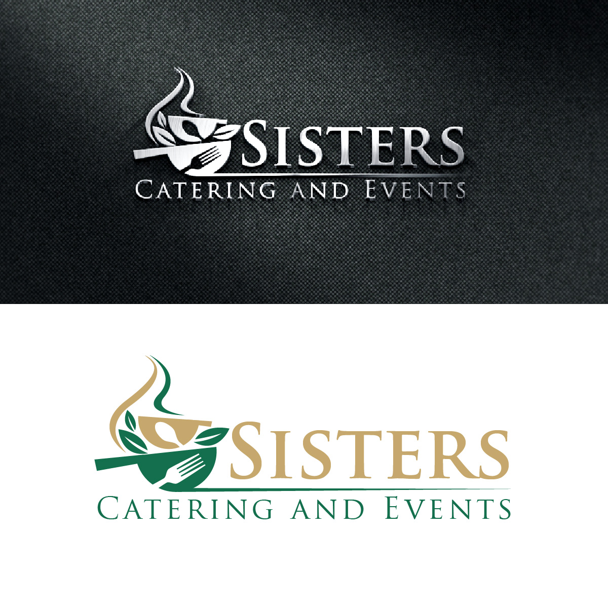 Logo Design by fly  design for Sisters Catering and Events | Design #33123034