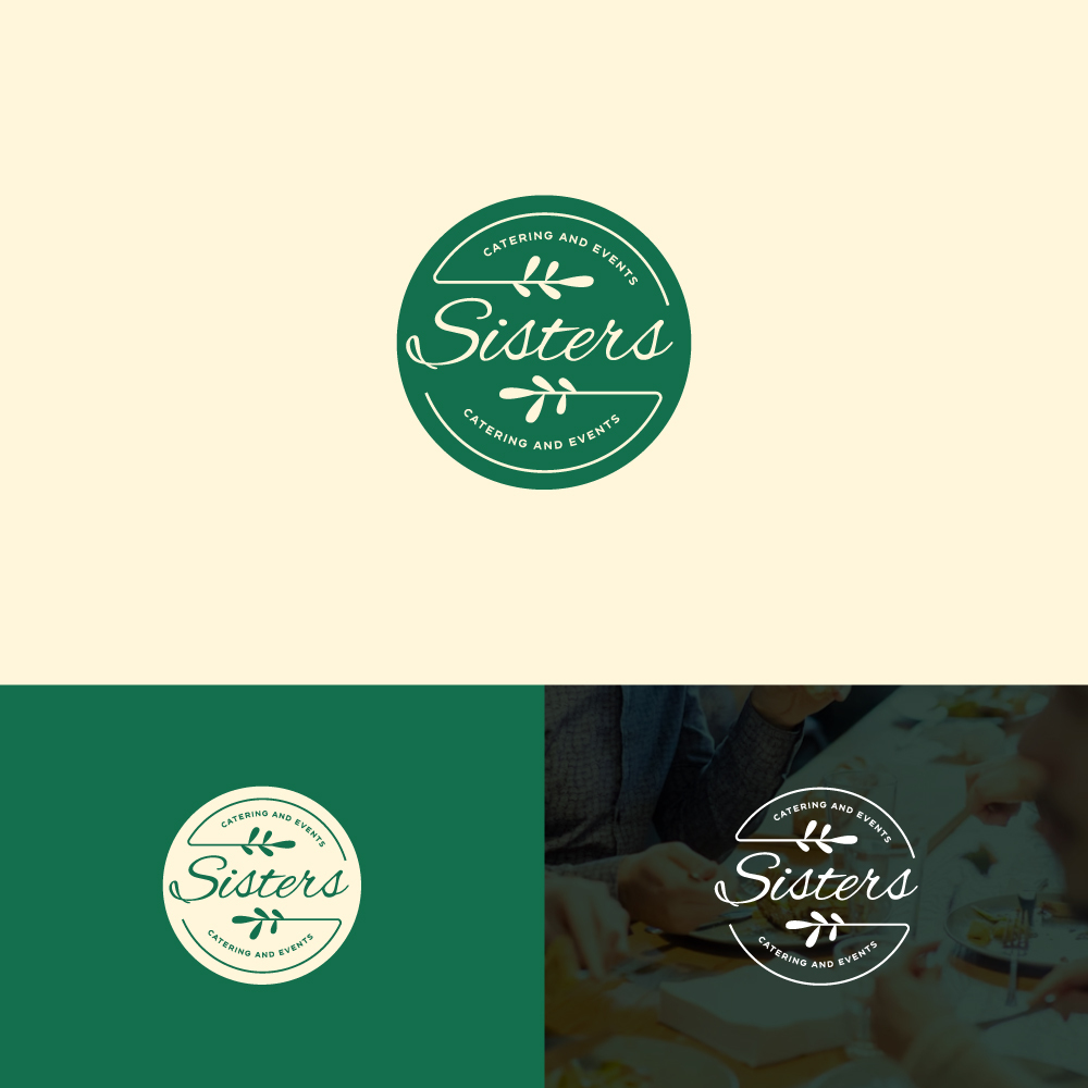 Logo Design by Tan-D for Sisters Catering and Events | Design #33123445