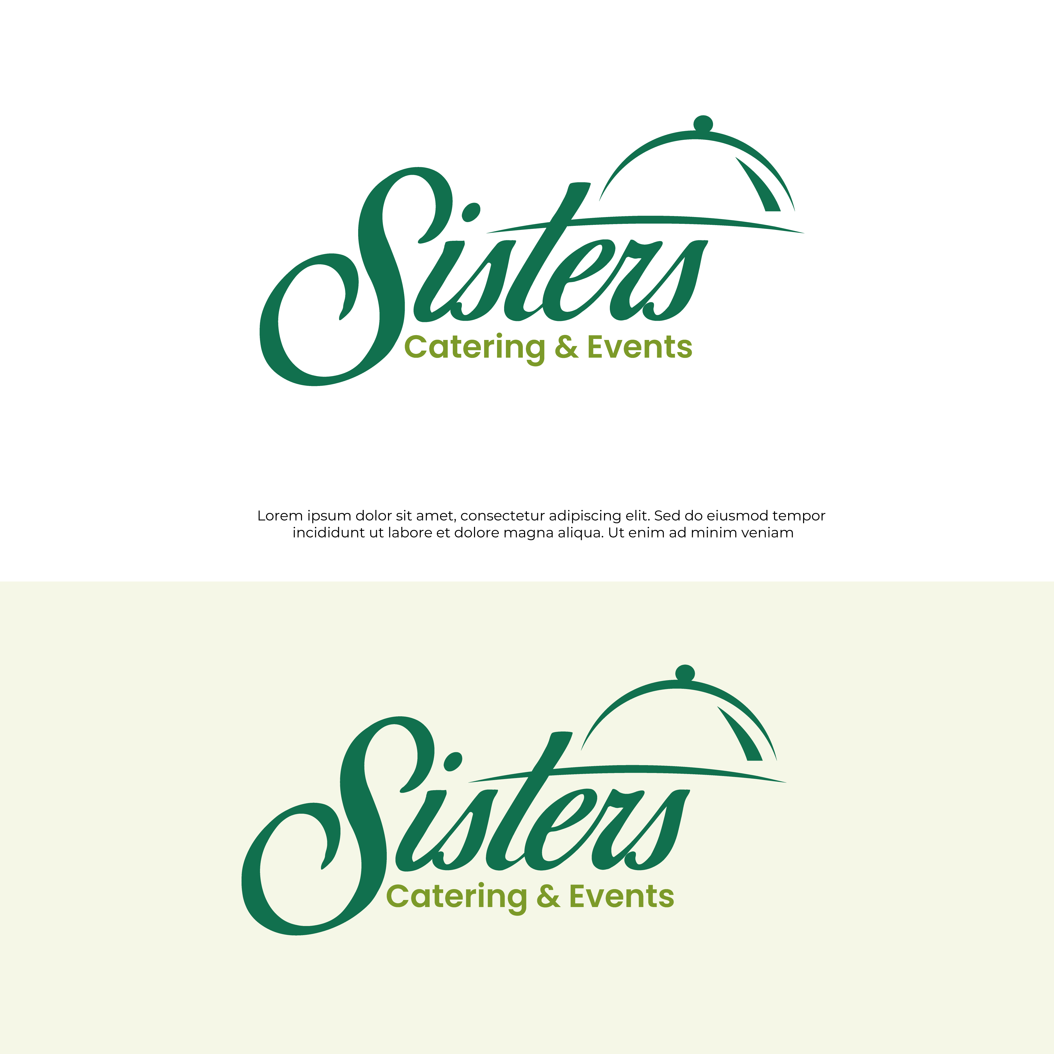 Logo Design by Adeel Rahman for Sisters Catering and Events | Design #33114584