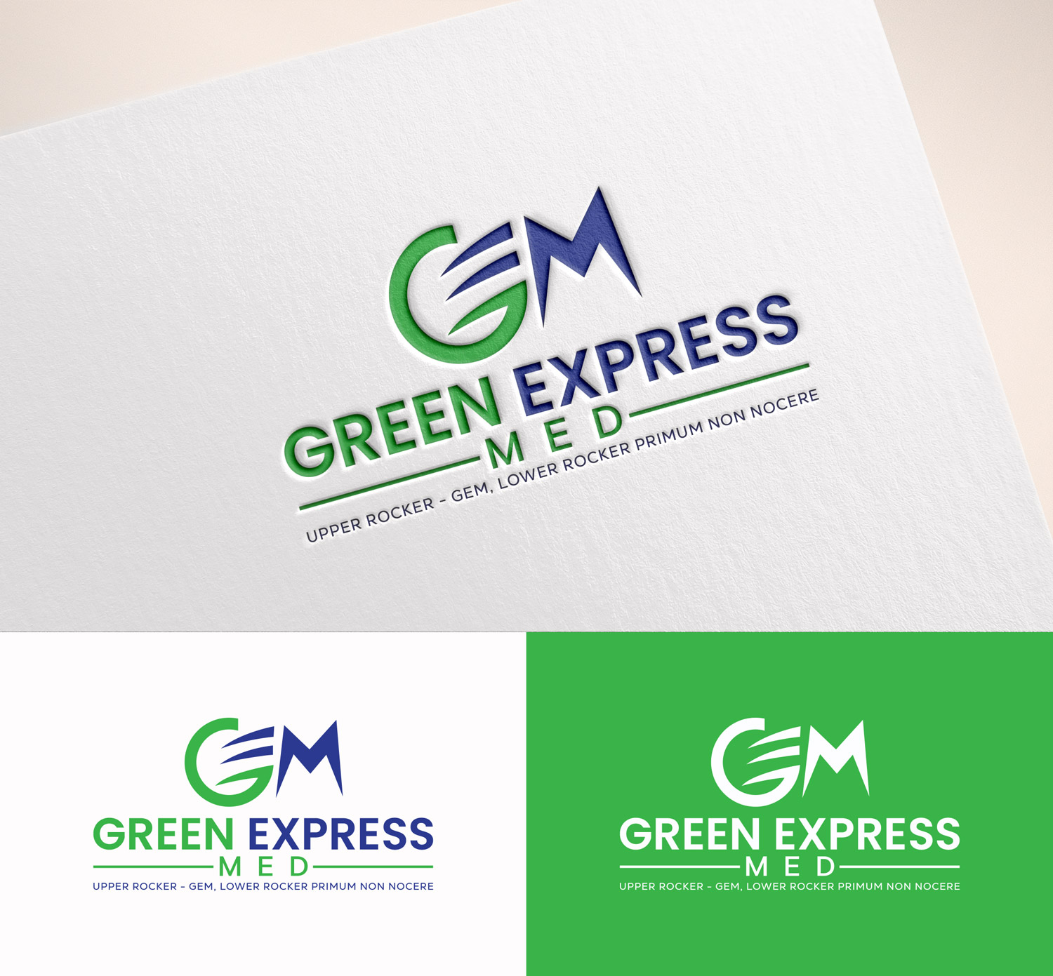 Diseño de Logo por M Art & Design para Green Express Med, LLC (GEM) | Diseño #33101599