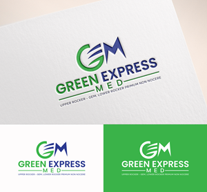 Logo Design by M Art & Design for Green Express Med, LLC (GEM) | Design: #33101599