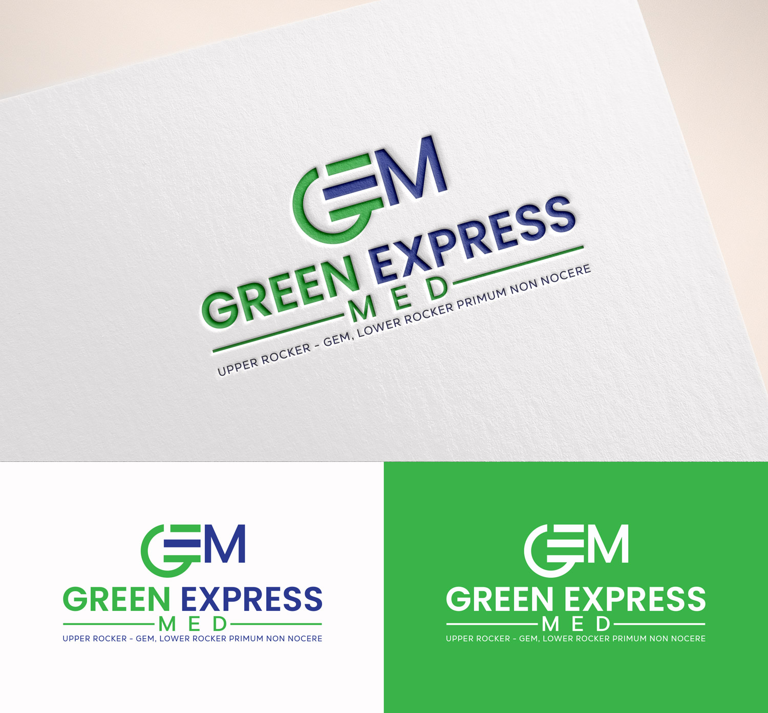 Diseño de Logo por M Art & Design para Green Express Med, LLC (GEM) | Diseño #33101613