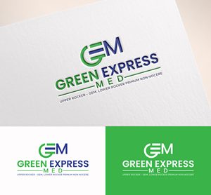 Logo Design by M Art & Design for Green Express Med, LLC (GEM) | Design: #33101613