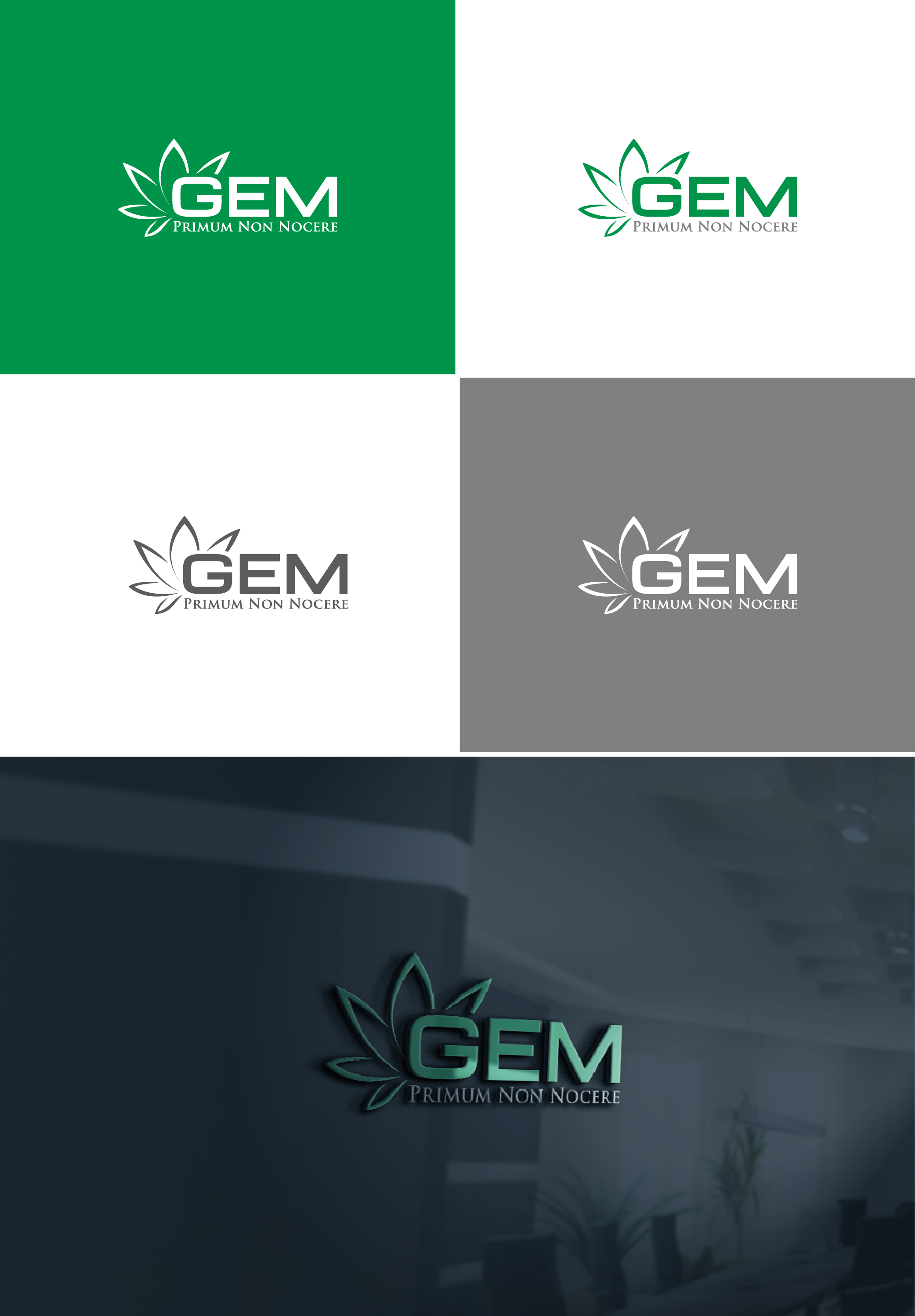 Design de Logo par AL-BARAKAH pour Green Express Med, LLC (GEM) | Design #33099082