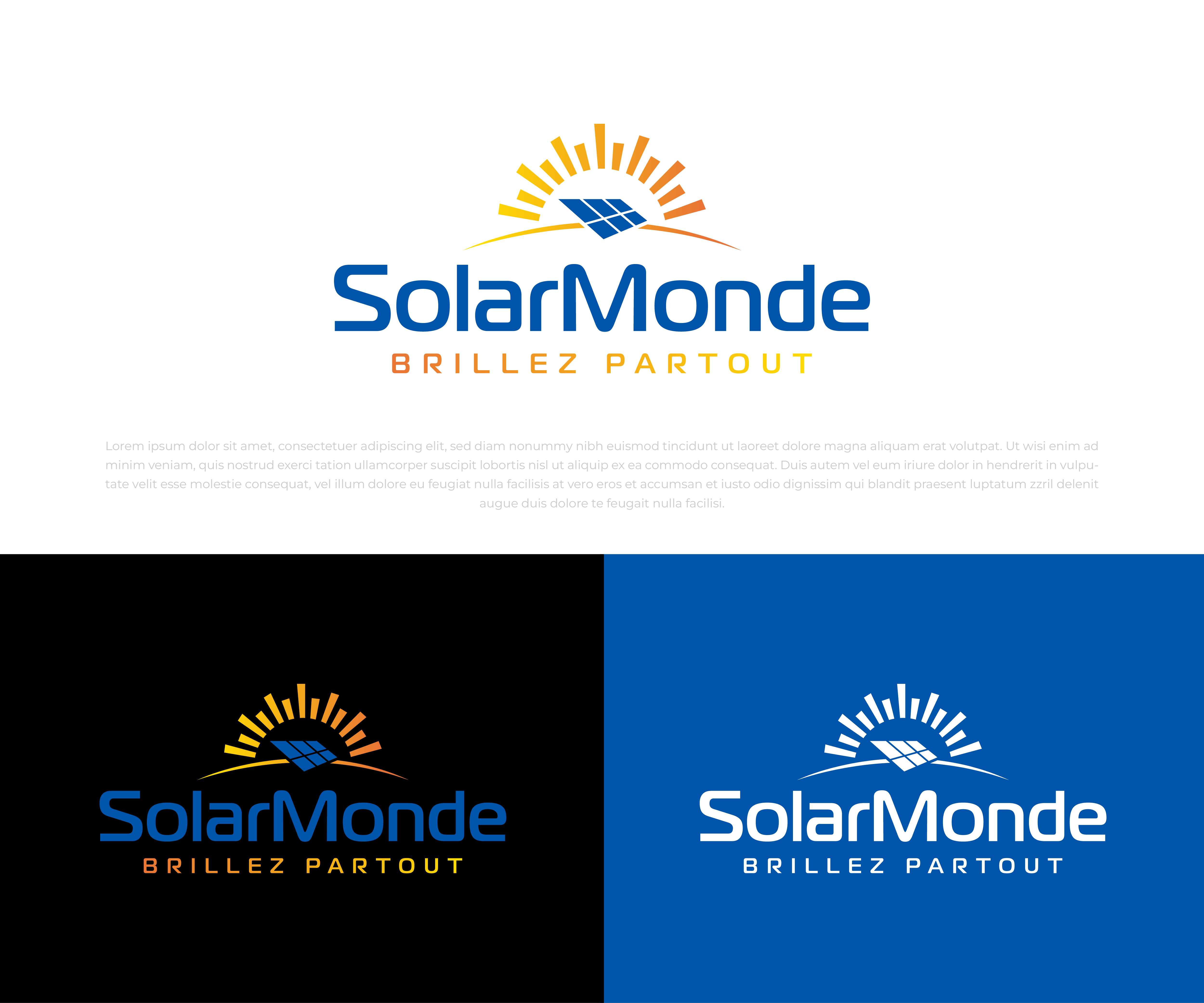 Logo Design by Ahmad Sani for SolarMonde | Design #33099905