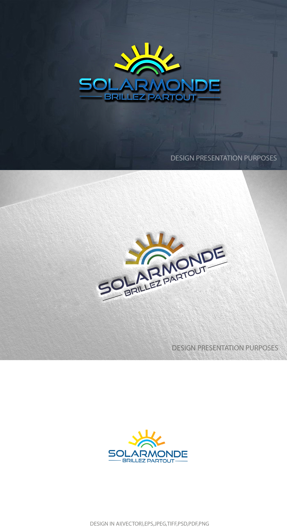 Logo Design by zebronicgraphic for SolarMonde | Design #33097859