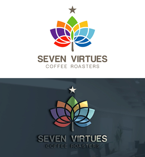 Diseño de Logo por Davu7D para Seven Virtues Coffee Roasters | Diseño: #33106779