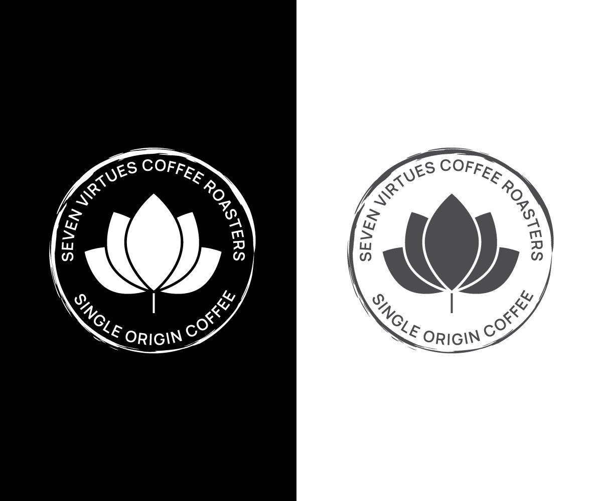 Logo-Design von Kavth für Seven Virtues Coffee Roasters | Design #33104863