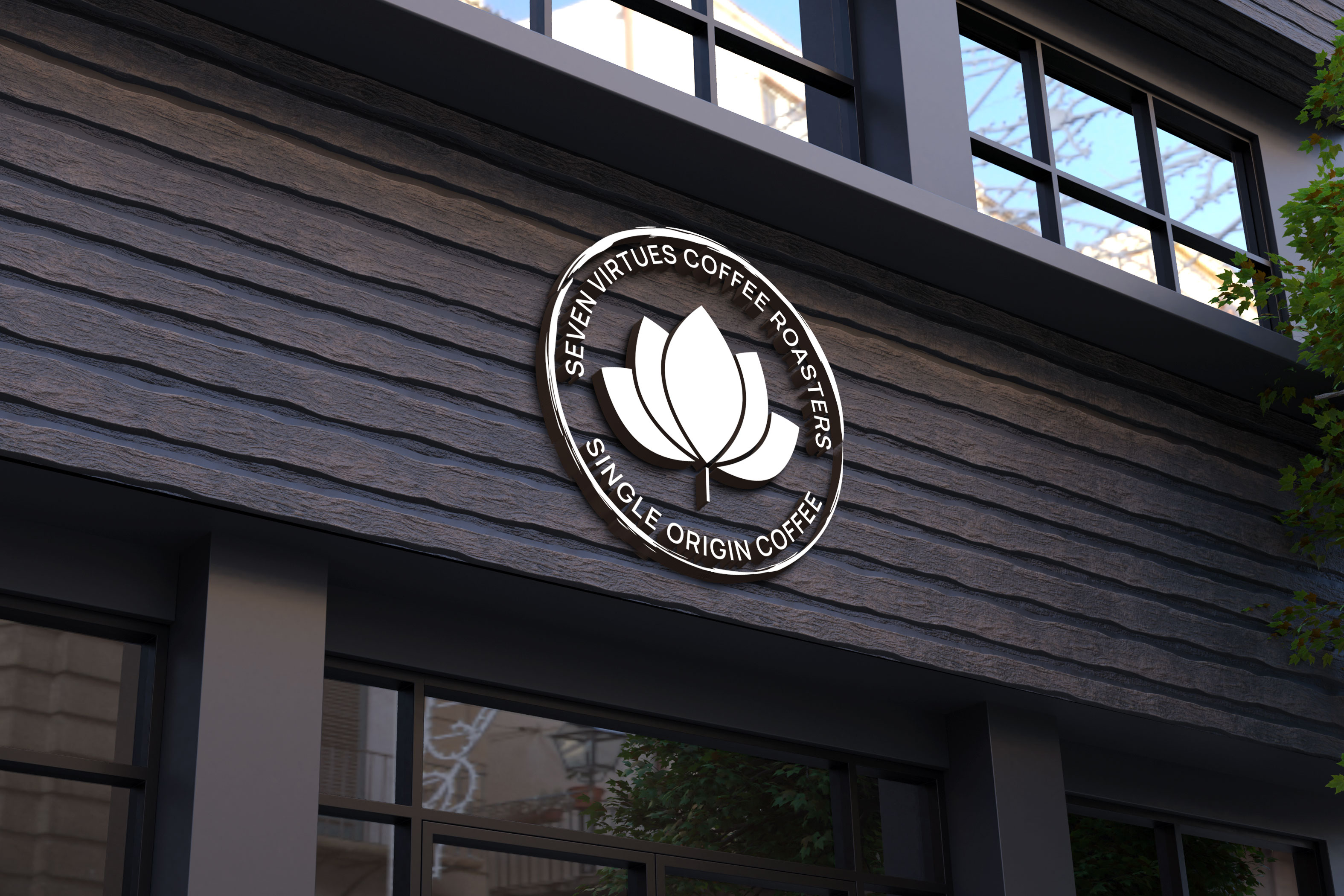 Logo Design by Kavth for Seven Virtues Coffee Roasters | Design #33104970