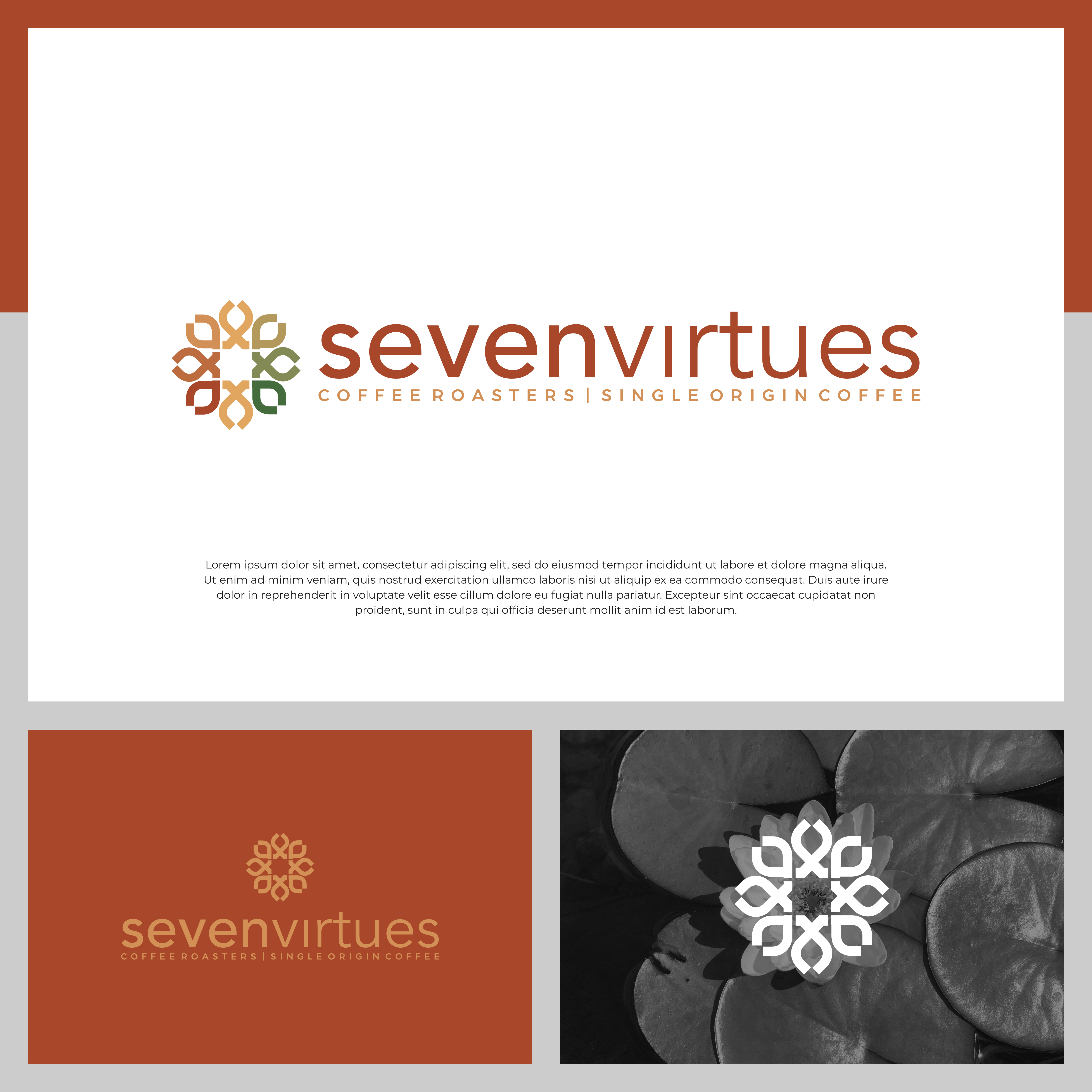 Logo Design by Adilia Romadina for Seven Virtues Coffee Roasters | Design #33153771