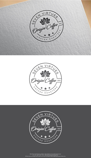 Logo Design by skart for Seven Virtues Coffee Roasters | Design: #33110863