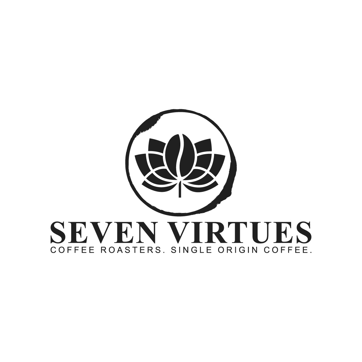 Logo Design by Impressive logo for Seven Virtues Coffee Roasters | Design #33102554