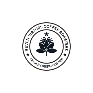 Logo Design by B.O_studio for Seven Virtues Coffee Roasters | Design: #33115975