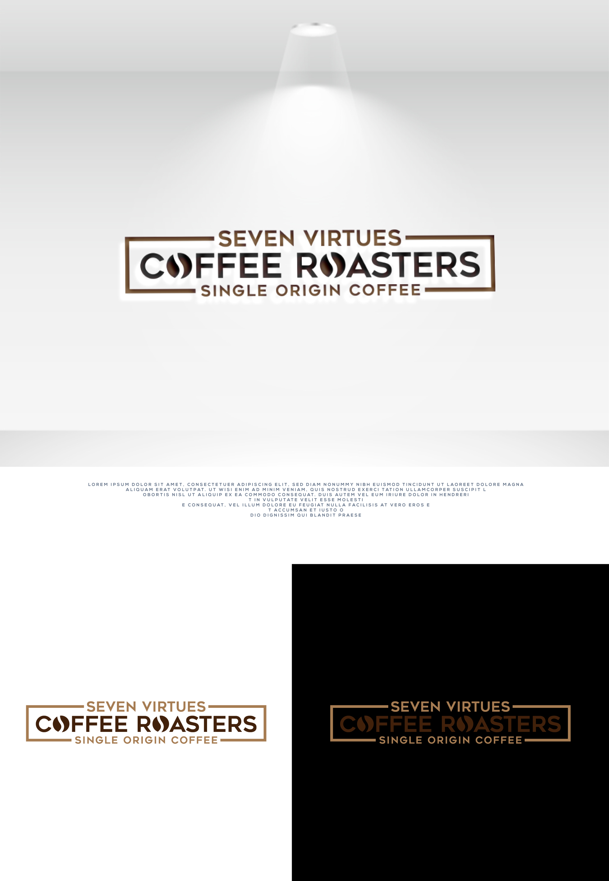 Design de Logo par 100%design pour Seven Virtues Coffee Roasters | Design #33102173