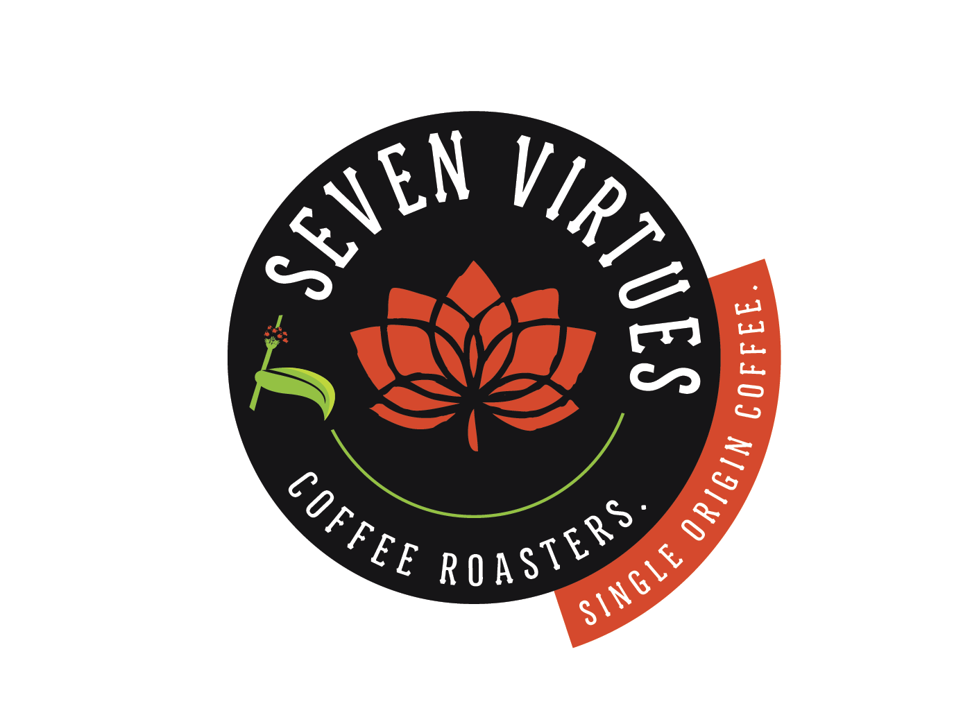Logo Design by dhamkith for Seven Virtues Coffee Roasters | Design #33104452