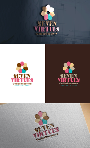 Design de Logo par GLDesigns pour Seven Virtues Coffee Roasters | Design : #33100313