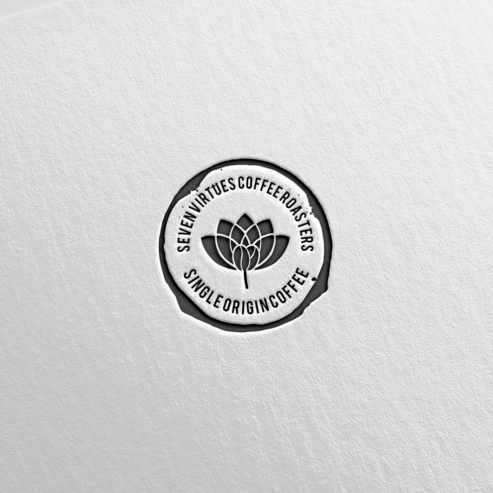 Logo Design by WeiArts for Seven Virtues Coffee Roasters | Design #33105457