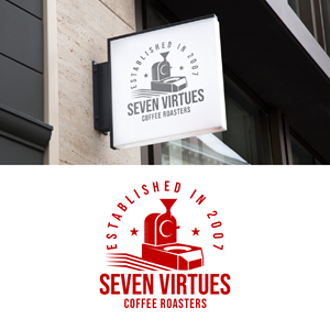 Design de Logo par fly  design pour Seven Virtues Coffee Roasters | Design : #33109378