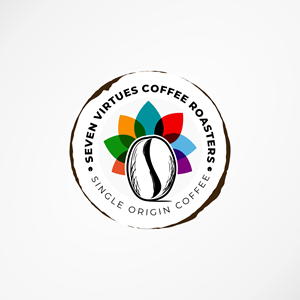 Diseño de Logo por sachin95 para Seven Virtues Coffee Roasters | Diseño: #33140868