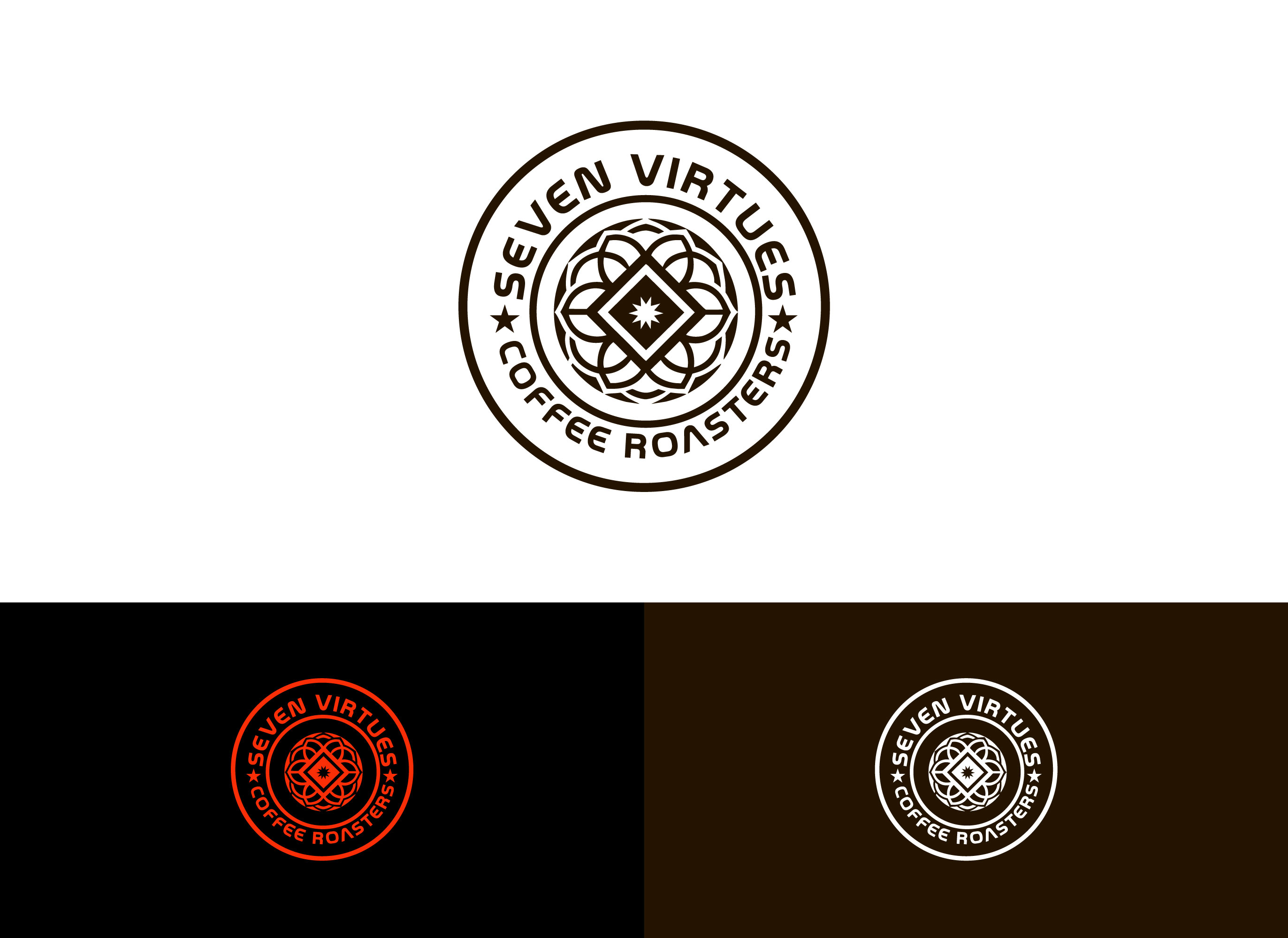 Logo Design by abdurink for Seven Virtues Coffee Roasters | Design #33102500