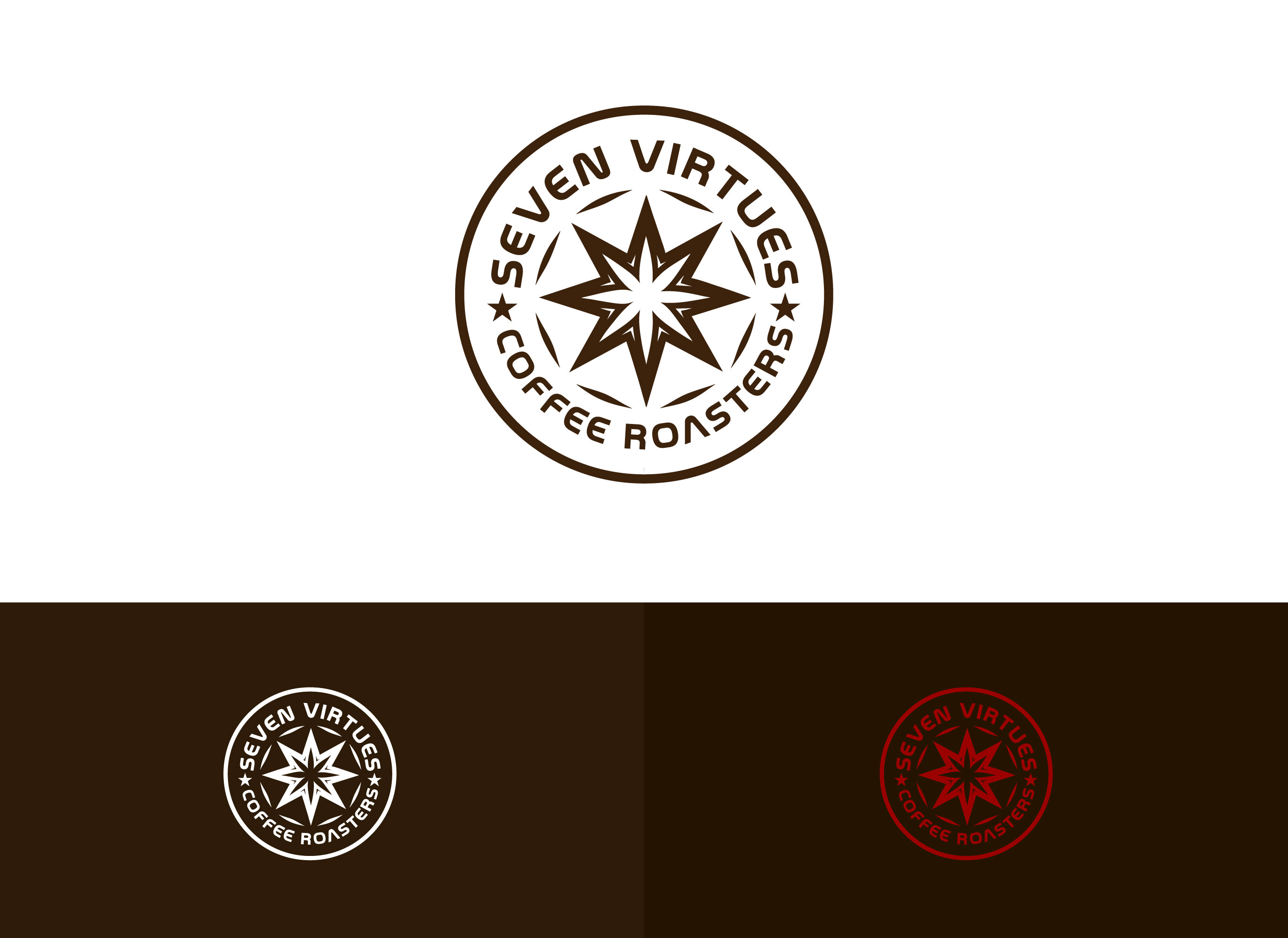 Logo-Design von abdurink für Seven Virtues Coffee Roasters | Design #33102507