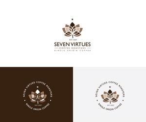 Diseño de Logo por step forward 2 para Seven Virtues Coffee Roasters | Diseño: #33107456