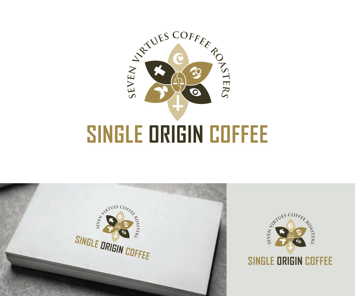 Logo Design by Ansh Design for Seven Virtues Coffee Roasters | Design #33108289