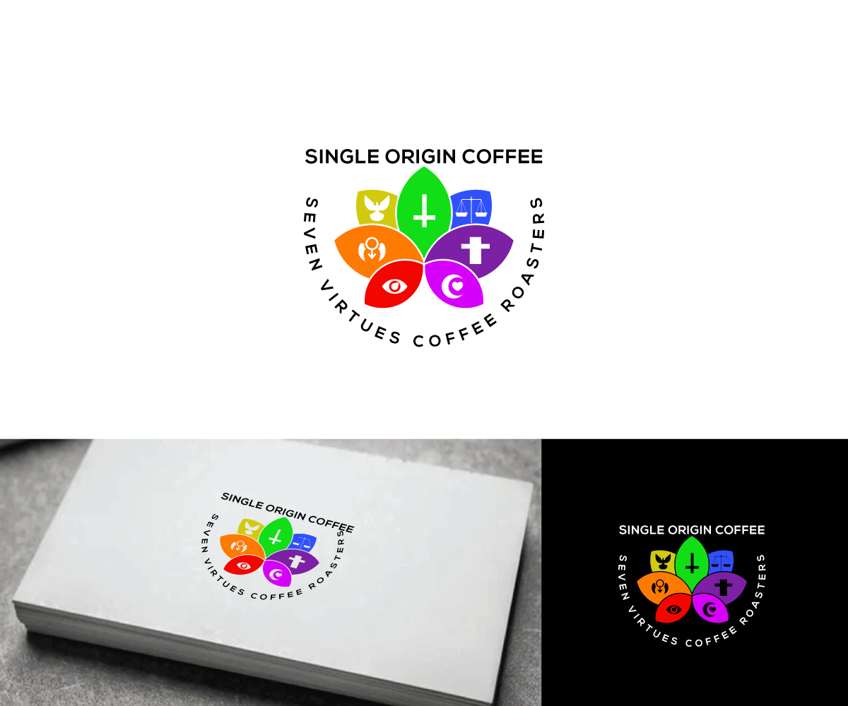 Logo Design by Ansh Design for Seven Virtues Coffee Roasters | Design #33108290