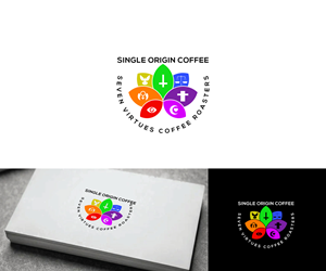 Logo Design by Ansh Design for Seven Virtues Coffee Roasters | Design: #33108290