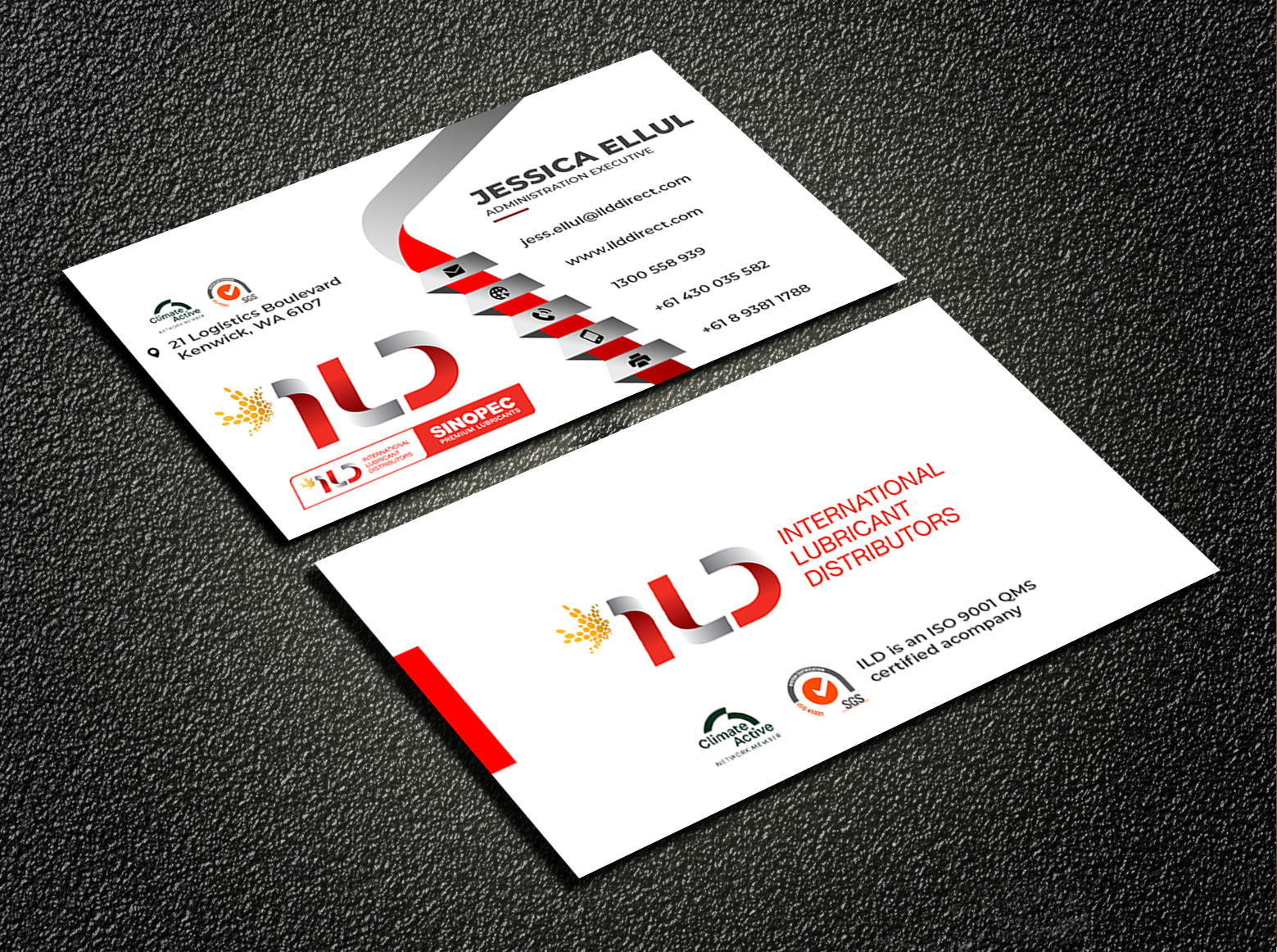 Visitenkarten-Design von Suvendu.S für ILD-SINOPEC | Design #33109761