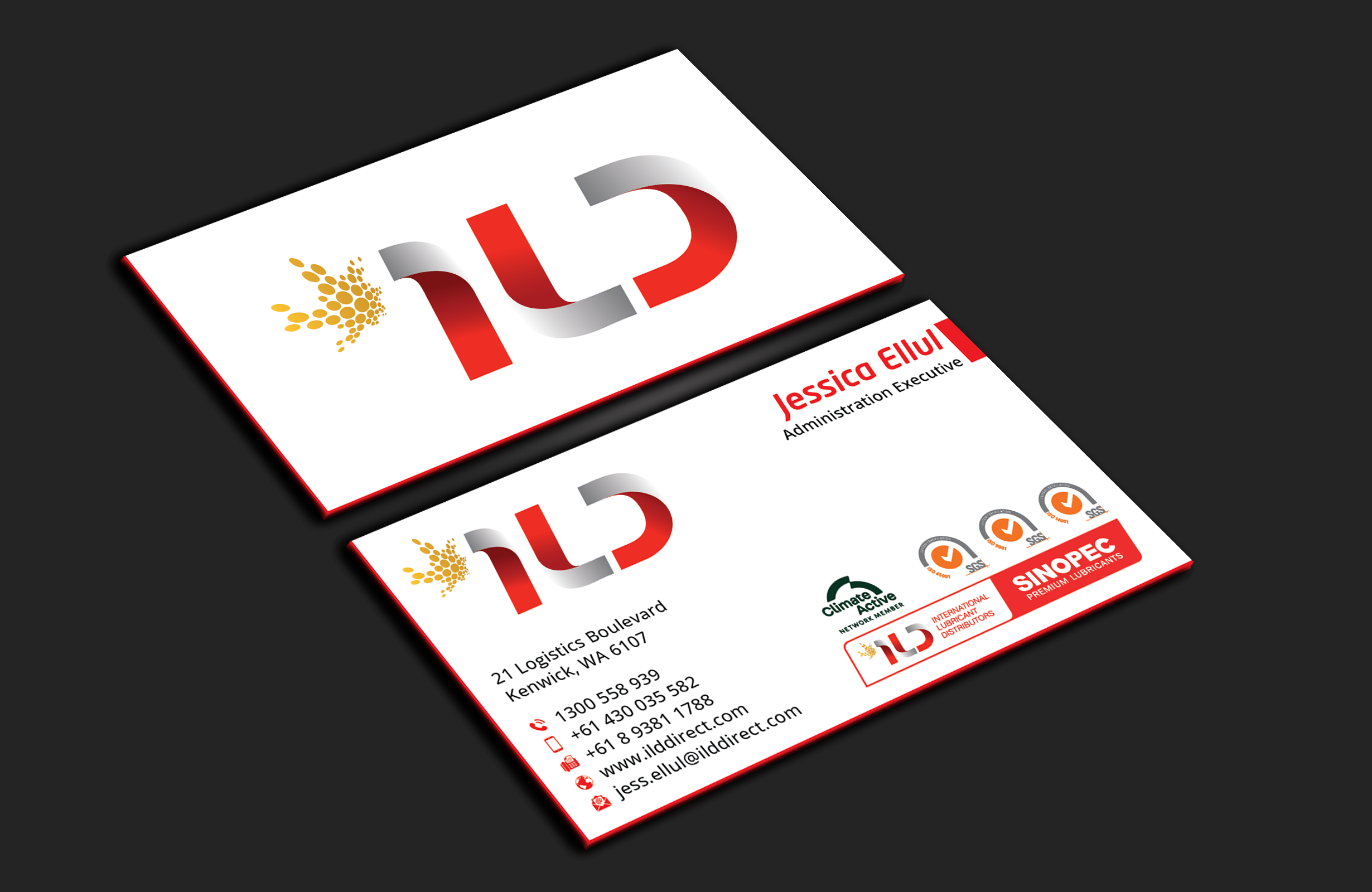 Business Card Design by DesignerShahadat for ILD-SINOPEC | Design #33105979