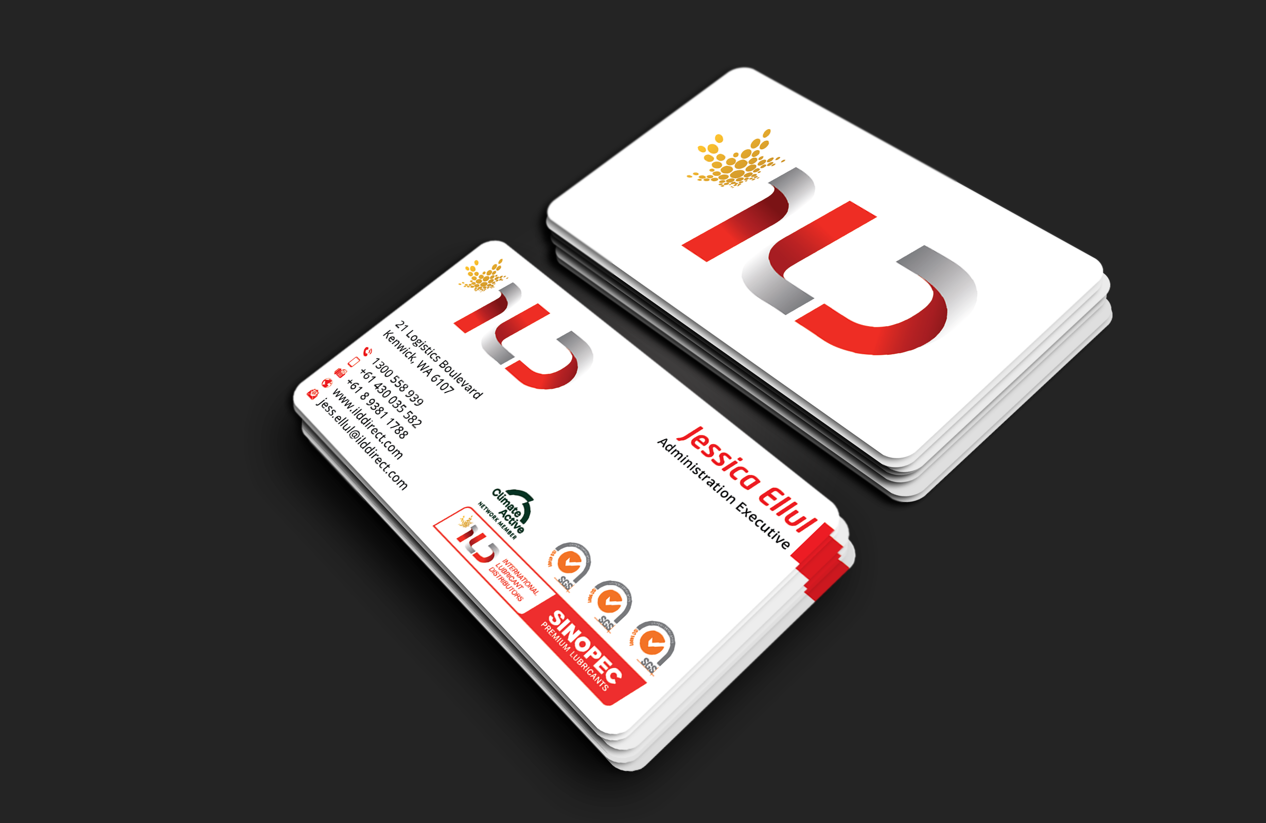 Business Card Design by DesignerShahadat for ILD-SINOPEC | Design #33105980