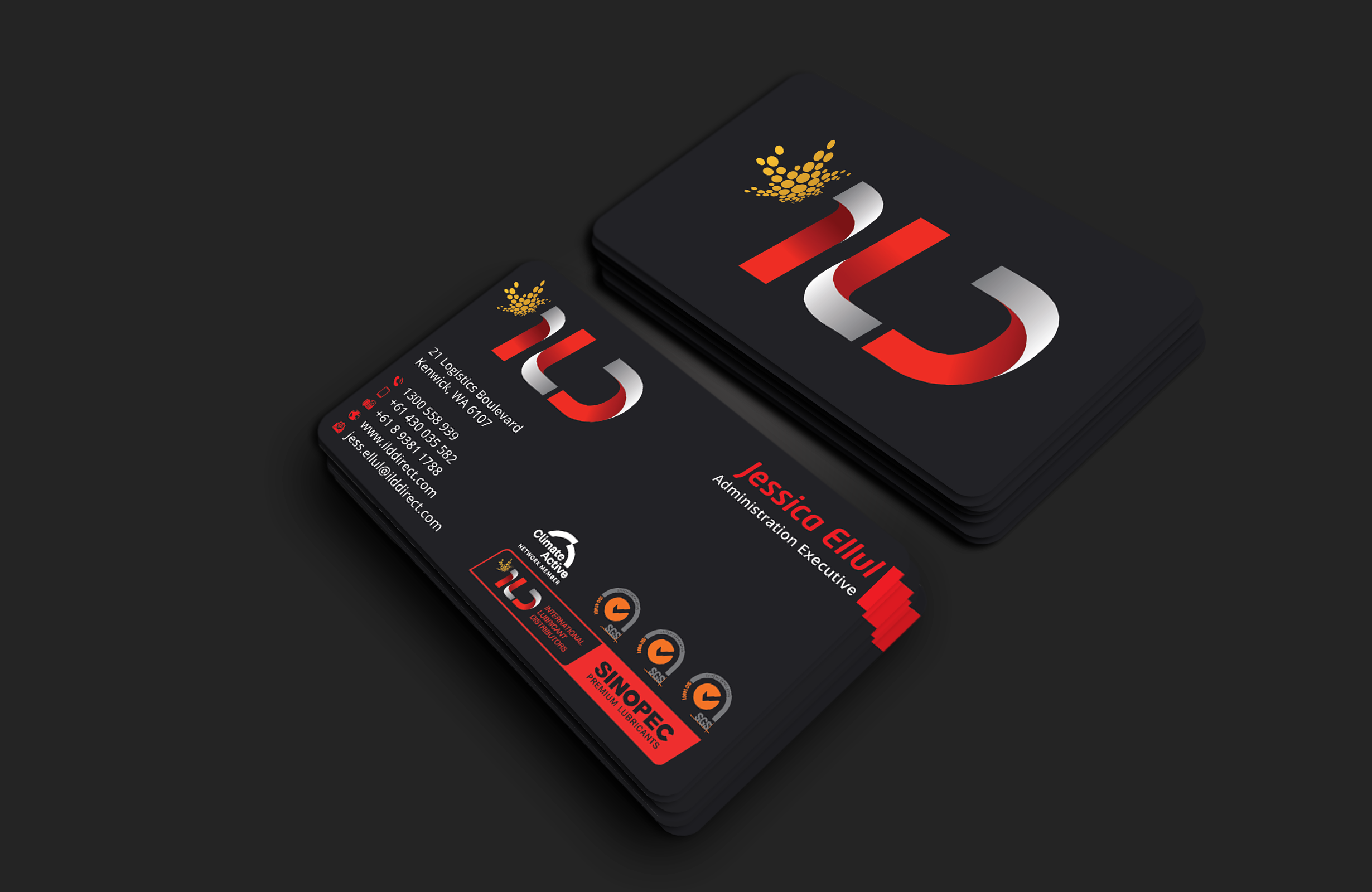 Business Card Design by DesignerShahadat for ILD-SINOPEC | Design #33105987