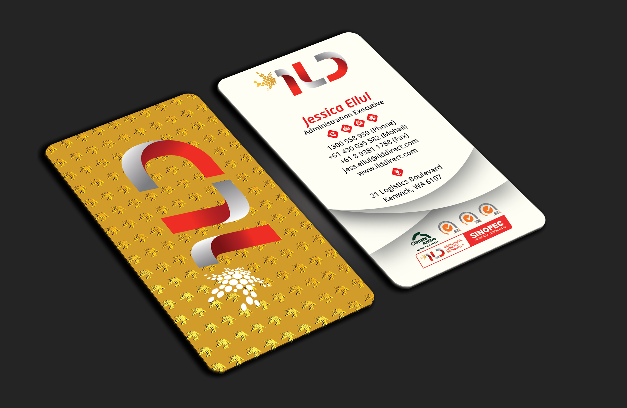 Business Card Design by DesignerShahadat for ILD-SINOPEC | Design #33109132