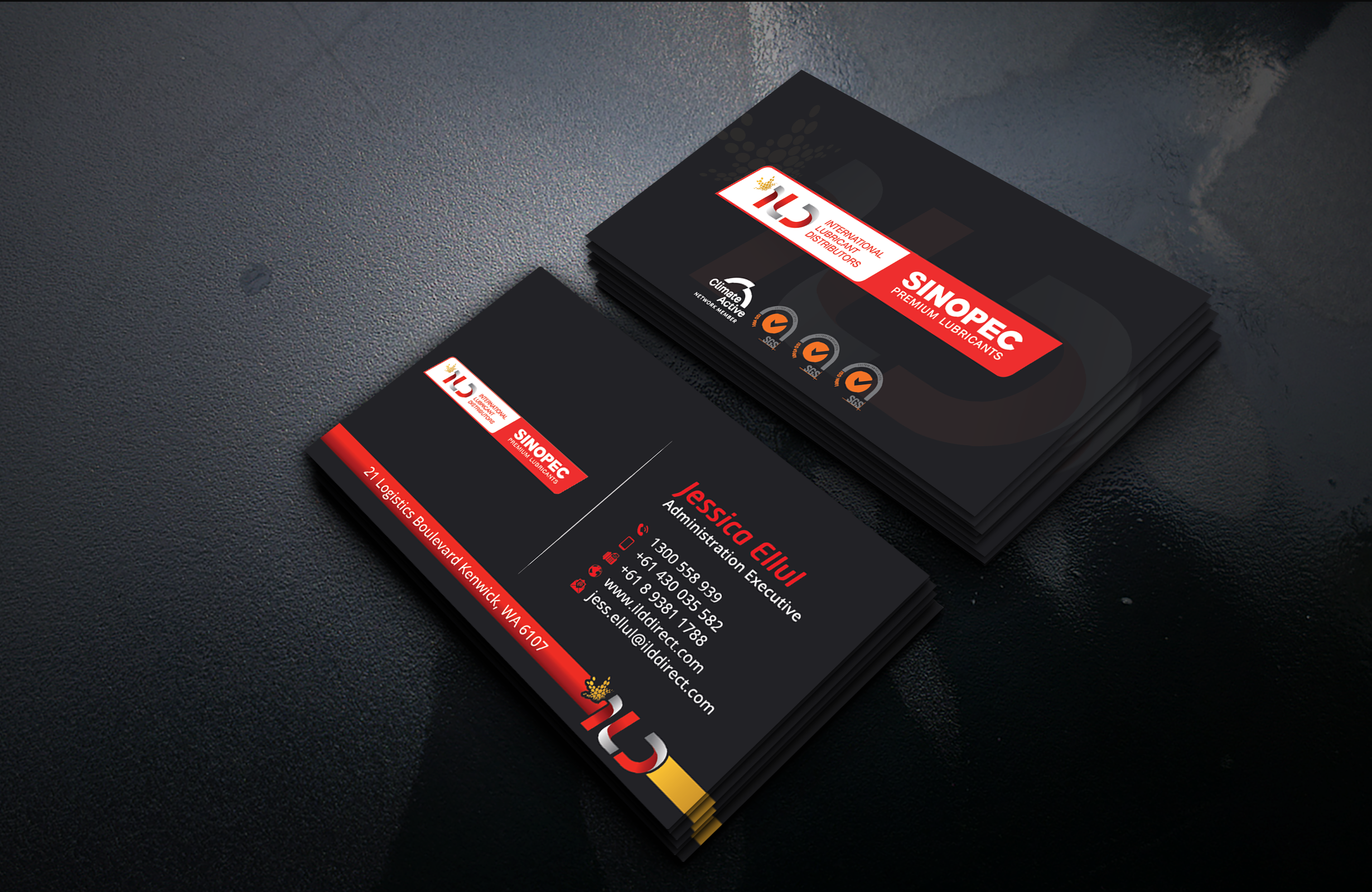 Business Card Design by DesignerShahadat for ILD-SINOPEC | Design #33109136
