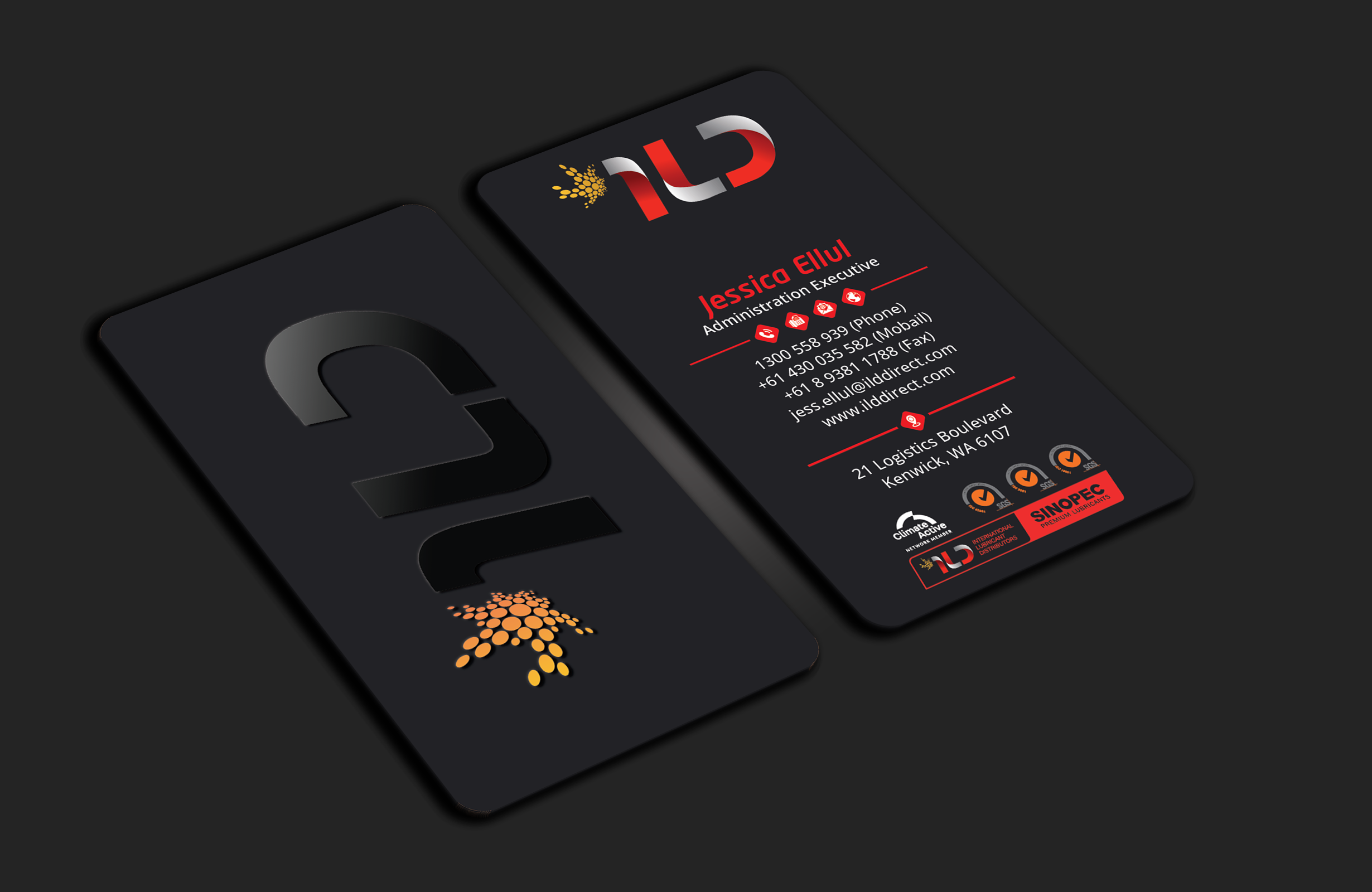 Business Card Design by DesignerShahadat for ILD-SINOPEC | Design #33109140