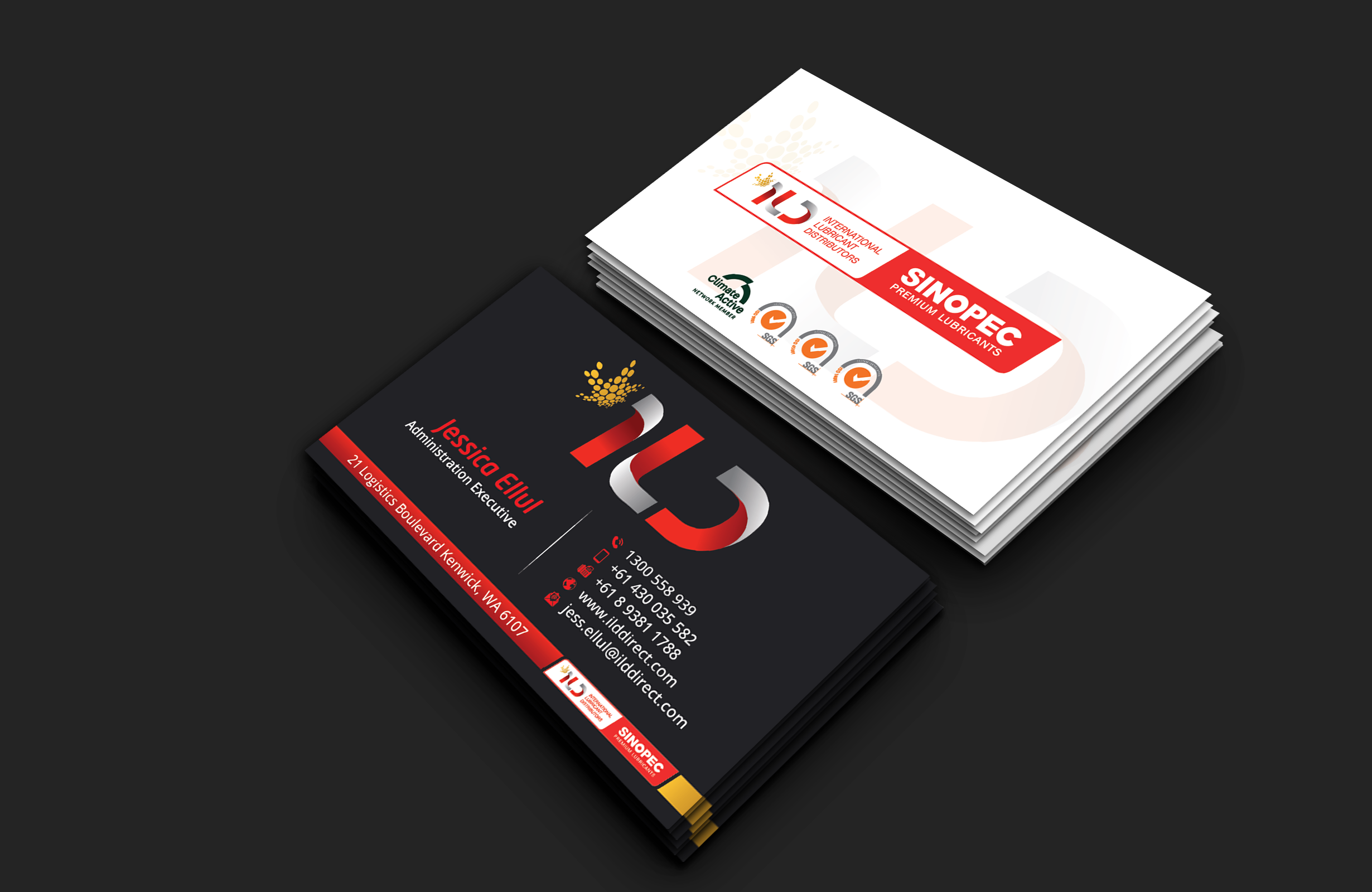 Business Card Design by DesignerShahadat for ILD-SINOPEC | Design #33109148