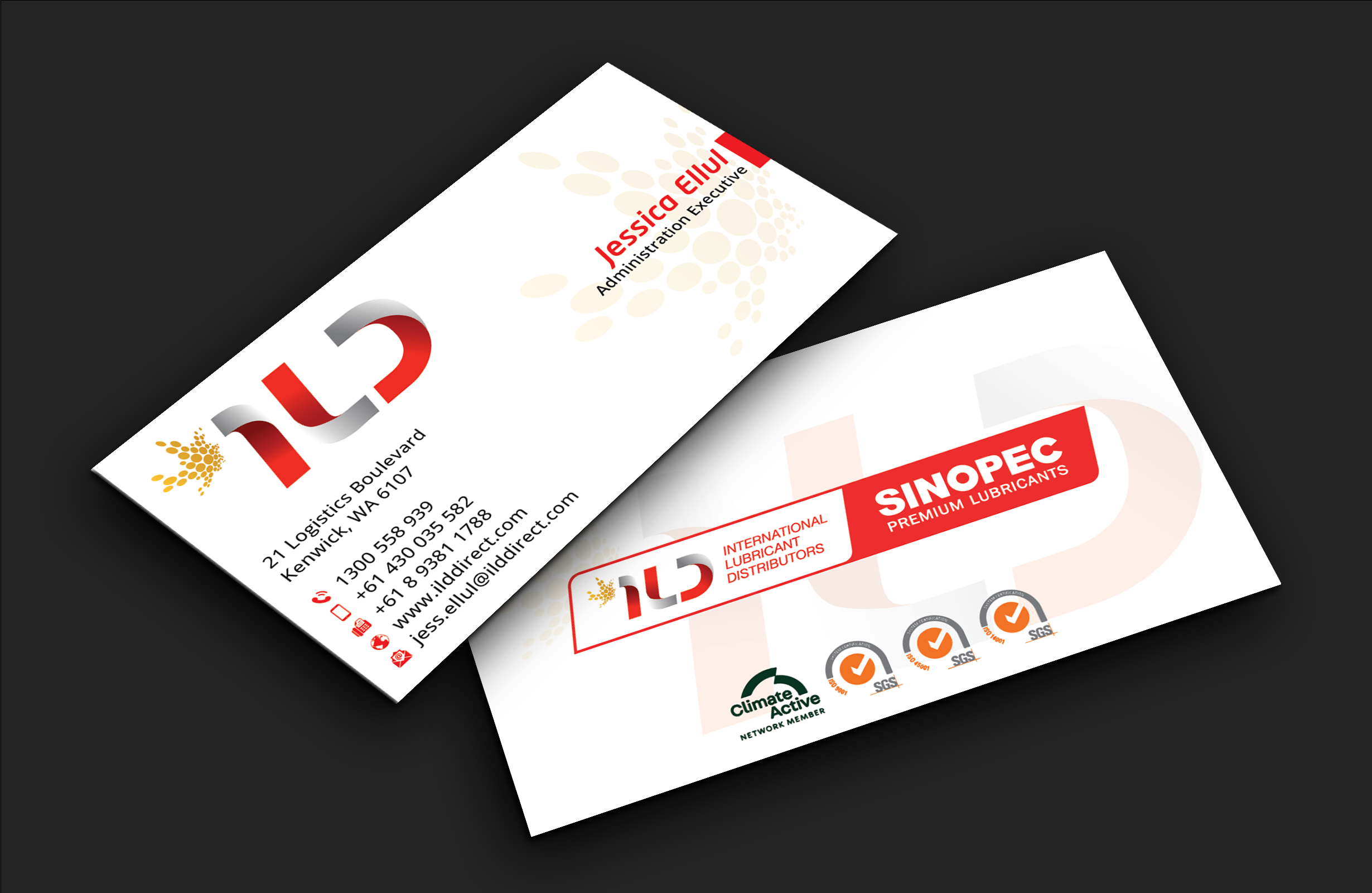 Business Card Design by DesignerShahadat for ILD-SINOPEC | Design #33109210